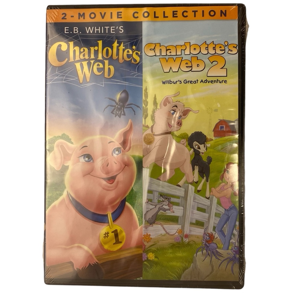Charlotte's Web and Charlotte's Web 2 DVD NEW